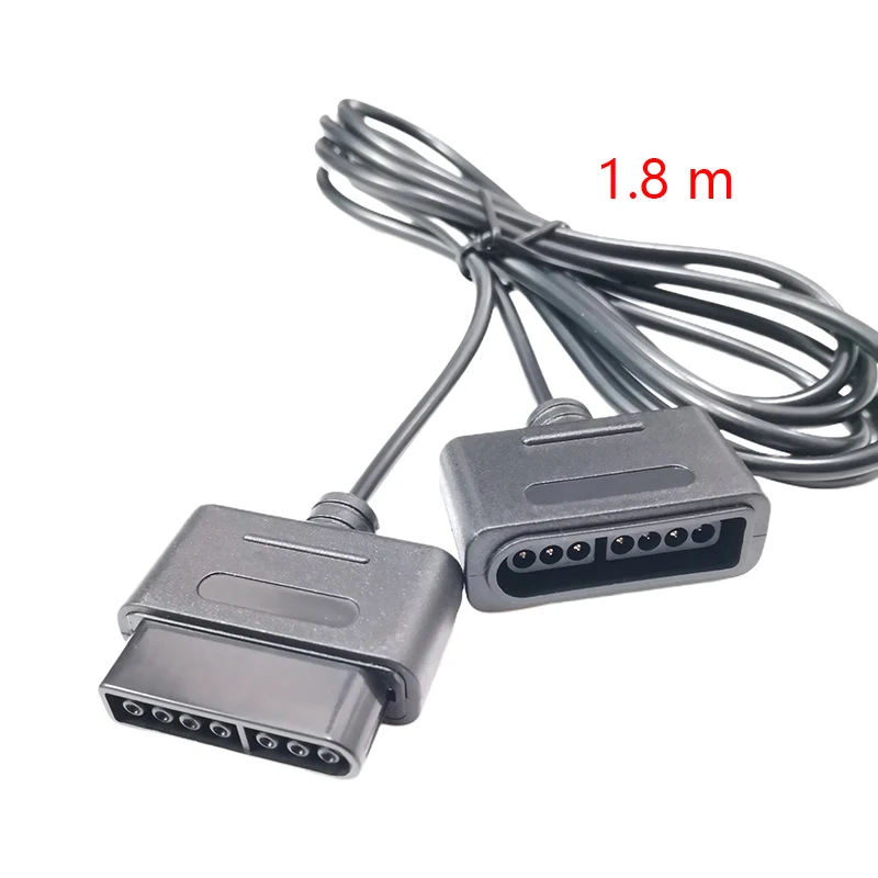 DIY Accessories 1.8m Game Controller Extension Cable Data Cord For Super SNES Controller Extension Cable
DIY Accessories 1.8m Game Controller Extension Cable Data Cord For Super SNES Controller Extension Cable