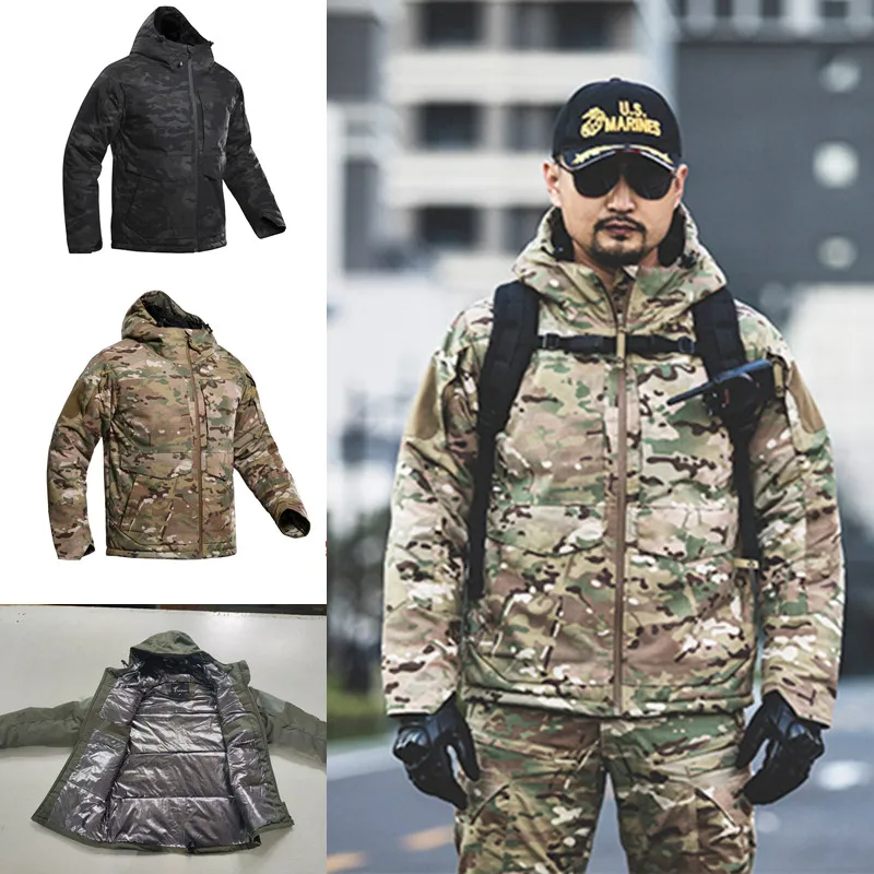 M65 Tactical Camouflage Heat Reflective Cotton Coat Men's Winter Outdoor Cold Hunting Clothes Hiking Jacket
M65 Tactical Camouflage Heat Reflective Cotton Coat Men's Winter Outdoor Cold Hunting Clothes Hiking Jacket