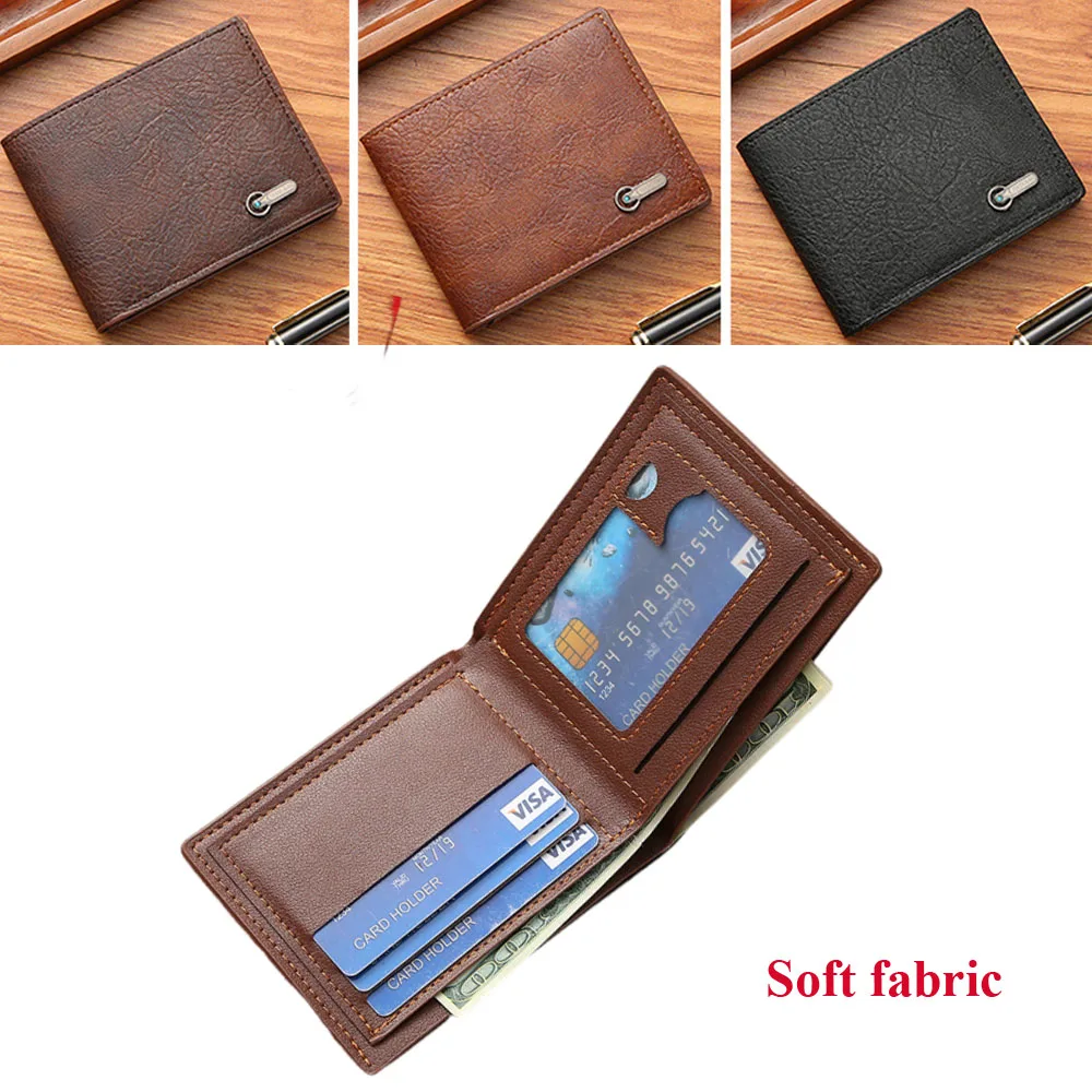 Men Short Bifold Faux Leather Masculina Billetera Credit ID Card Holder Billfold Purse Clutch Large Capacity Multi Card Wallet
Men Short Bifold Faux Leather Masculina Billetera Credit ID Card Holder Billfold Purse Clutch Large Capacity Multi Card Wallet