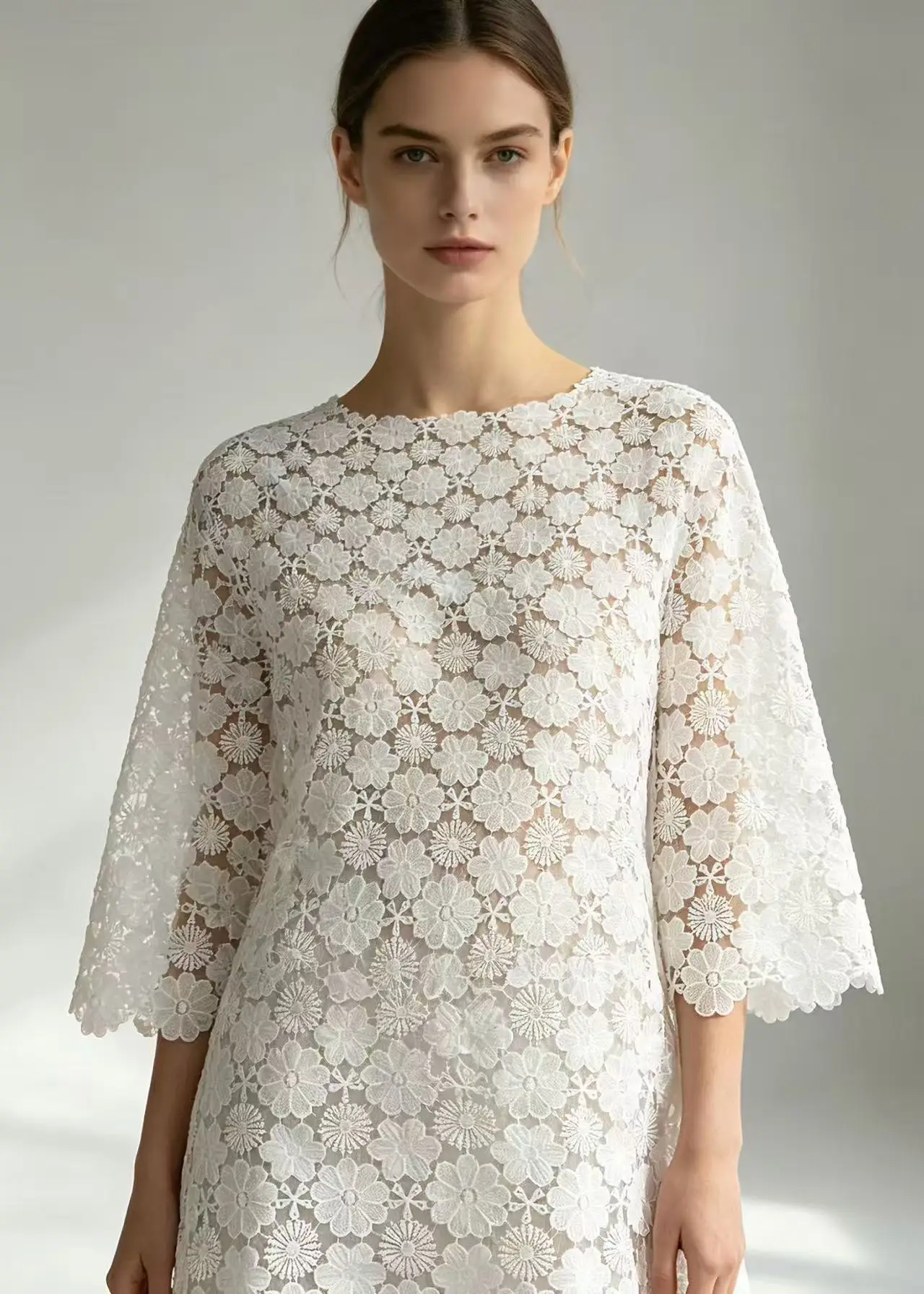 3D Embroidered Guipure Cupion Lace Skin Friendly African Cord Fabric Middle East Wedding Formal Mermaid Lady Gown Dress Applique
3D Embroidered Guipure Cupion Lace Skin Friendly African Cord Fabric Middle East Wedding Formal Mermaid Lady Gown Dress Applique