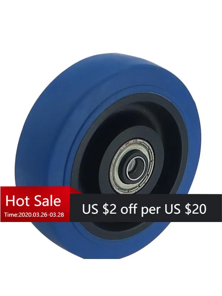 1 Pcs 5-Inch Medium Blue Soft Rubber Caster - Swivel & Quiet for Smooth Mobility
1 Pcs 5-Inch Medium Blue Soft Rubber Caster - Swivel & Quiet for Smooth Mobility