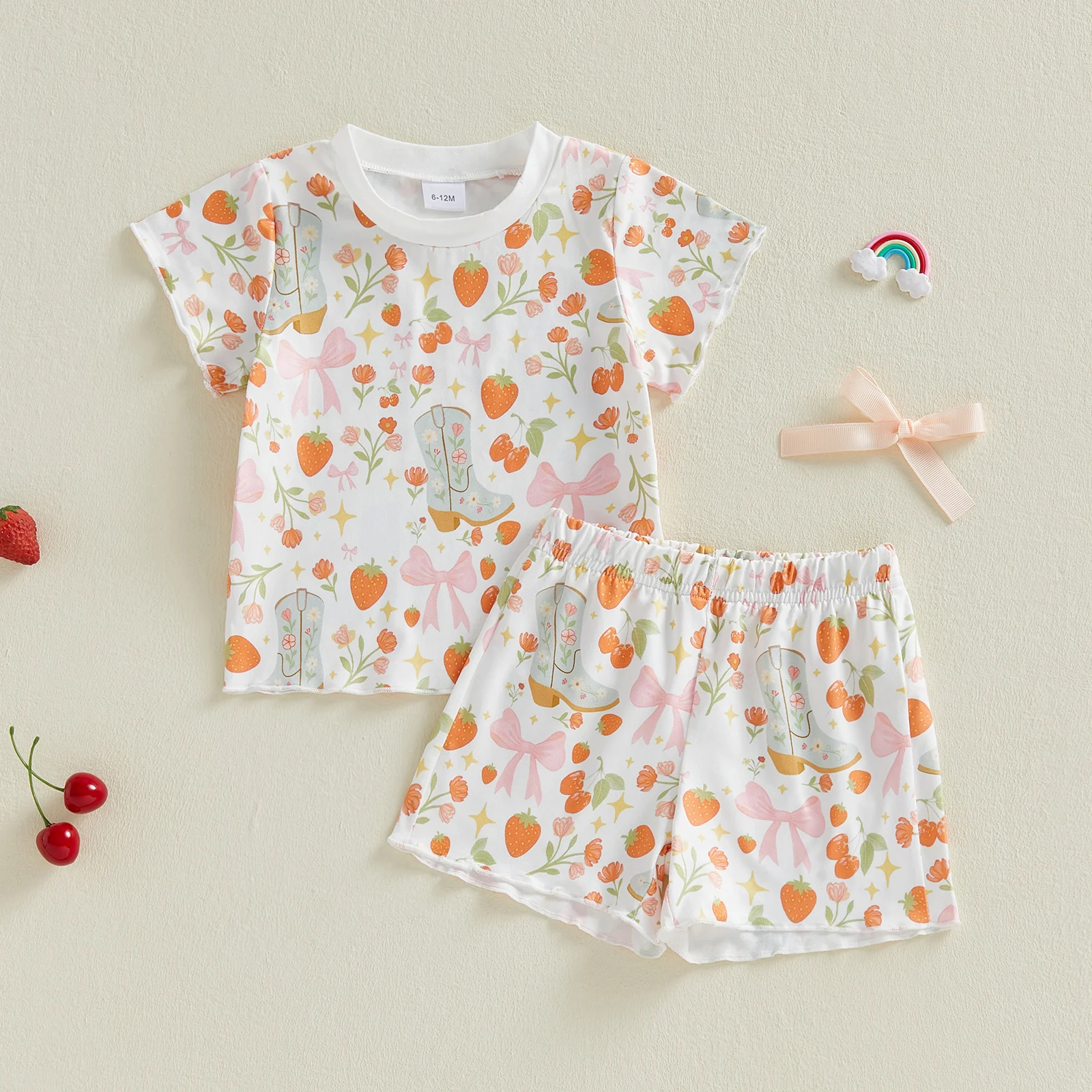 Baby Girl Floral Ruffle Sleeve Top and Shorts Set Cute Flower Print Outfit for Toddler Summer Wear
Baby Girl Floral Ruffle Sleeve Top and Shorts Set Cute Flower Print Outfit for Toddler Summer Wear