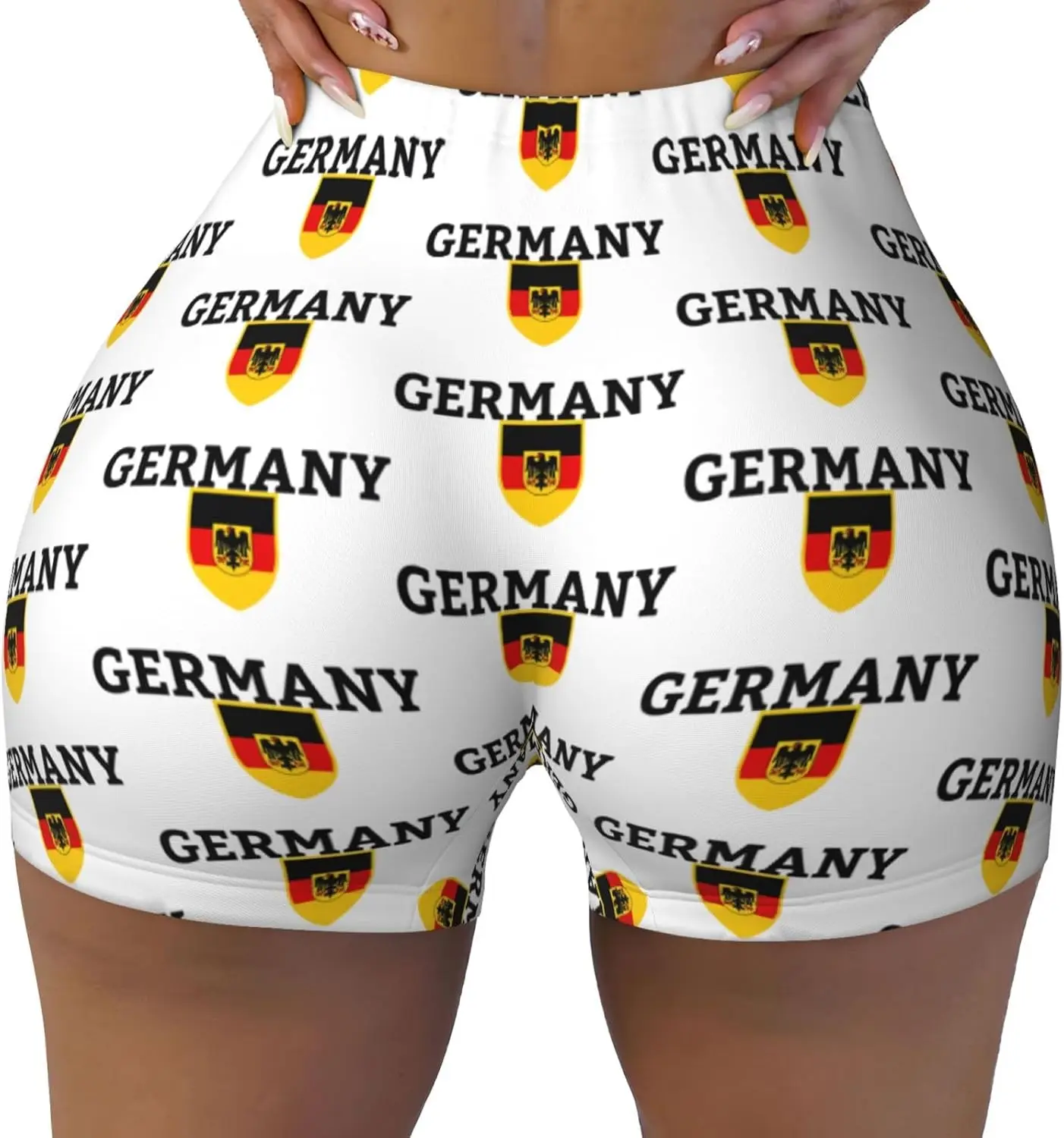 Женские шорты для йоги с высокой талией I Love Germany, эластичные спортивные шорты для байкеров, пеших прогулок, бега, спортивные шорты
Женские шорты для йоги с высокой талией I Love Germany, эластичные спортивные шорты для байкеров, пеших прогулок, бега, спортивные шорты