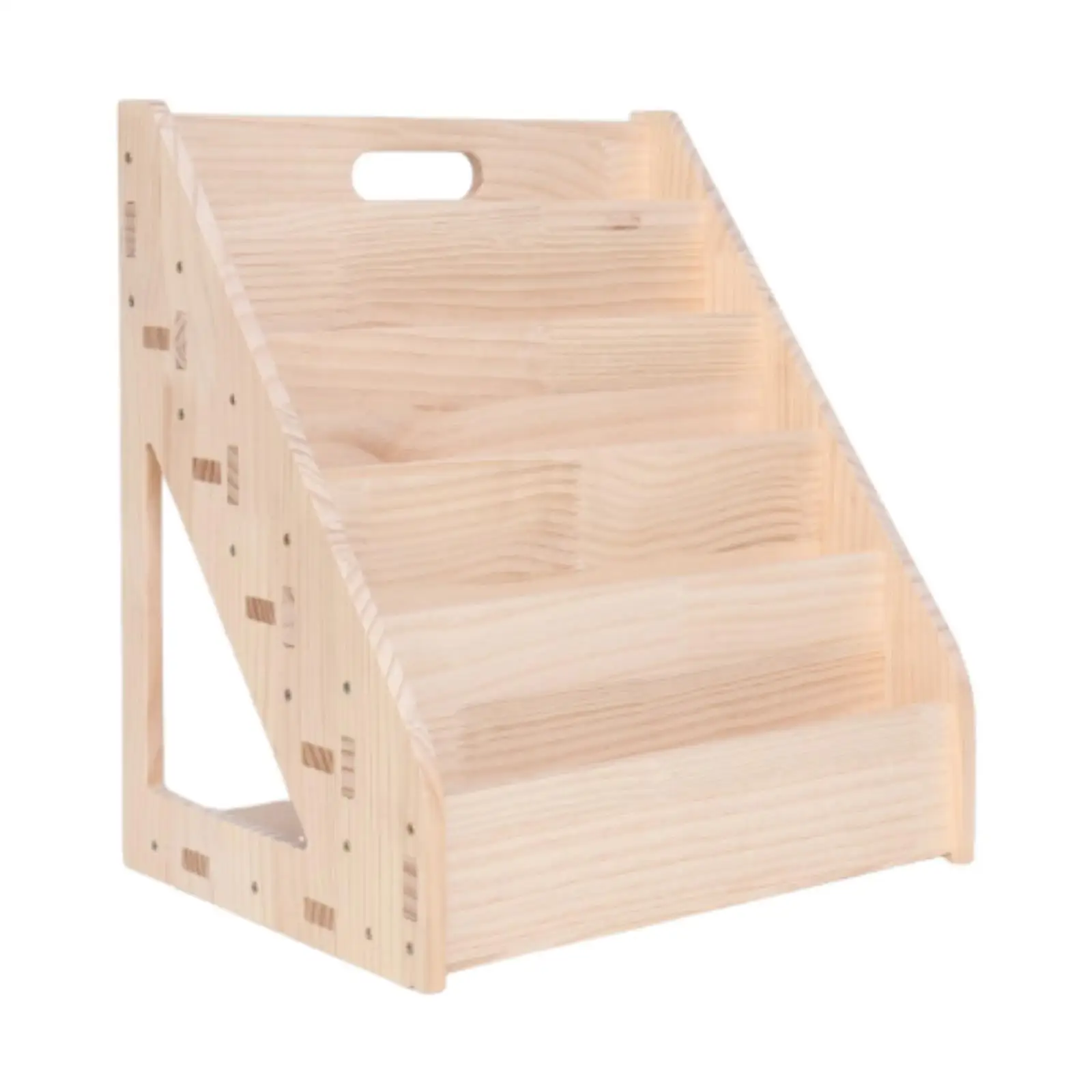 Kids Bookshelf Postcard Holder Storage Organizer Wooden Bookcase Book Rack Card Display Stand for Coloring Books Magazines Home
Kids Bookshelf Postcard Holder Storage Organizer Wooden Bookcase Book Rack Card Display Stand for Coloring Books Magazines Home