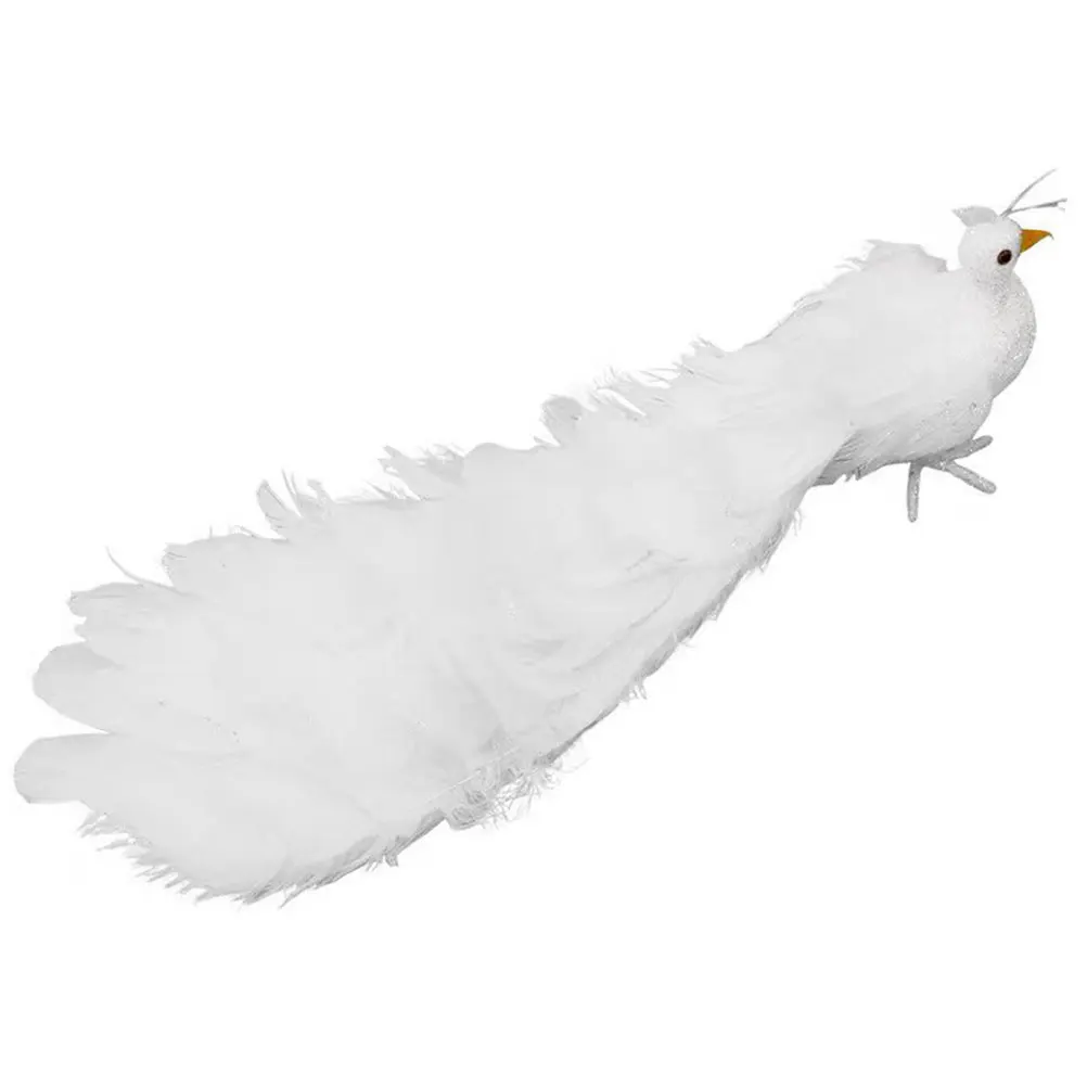 Peacock Decoration 37x12x13 White Hole Figurine Indoor Craft Statue Animal Model Yard Sculpture
Peacock Decoration 37x12x13 White Hole Figurine Indoor Craft Statue Animal Model Yard Sculpture