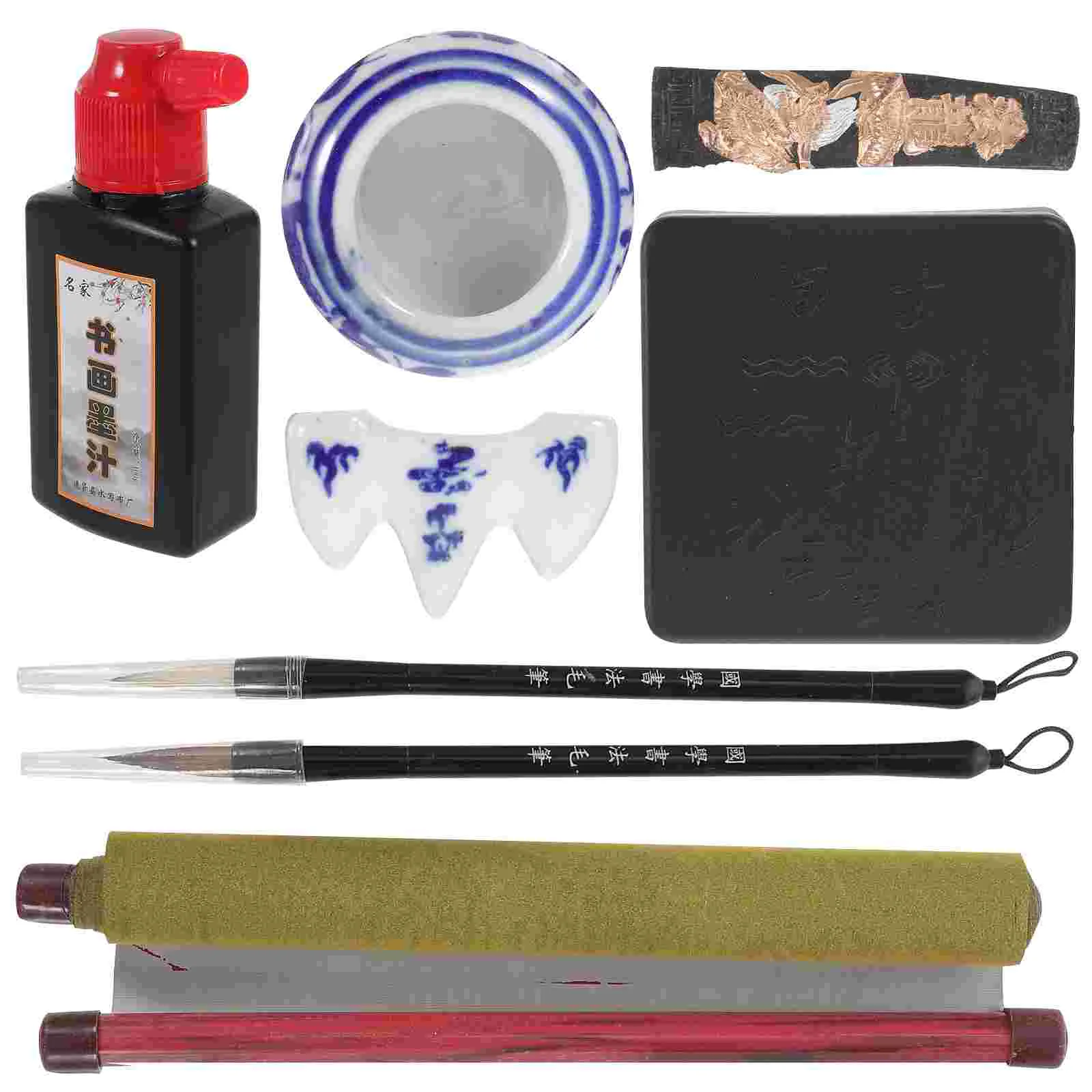 Calligraphy Kit Four Treasures of The Study Set Chinese Supplies Paint Brush Ink Kits
Calligraphy Kit Four Treasures of The Study Set Chinese Supplies Paint Brush Ink Kits