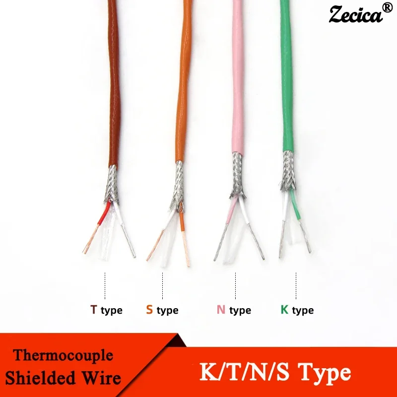 1/5/10M K T N S Type Thermocouple Wire 2 Cores PTFE Insulator Shielded Line High Temperature Measuring Compensation Cable
1/5/10M K T N S Type Thermocouple Wire 2 Cores PTFE Insulator Shielded Line High Temperature Measuring Compensation Cable
