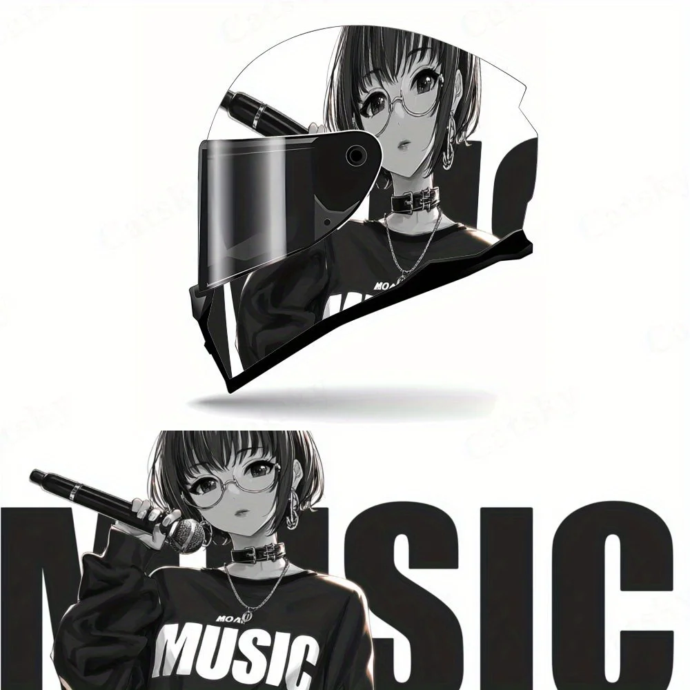 Artistic lively anime girl with music Full helmet Wrap Sticker Motorcycle helmet Racing graphic Decal Vinyl wrap helmet decal
Artistic lively anime girl with music Full helmet Wrap Sticker Motorcycle helmet Racing graphic Decal Vinyl wrap helmet decal