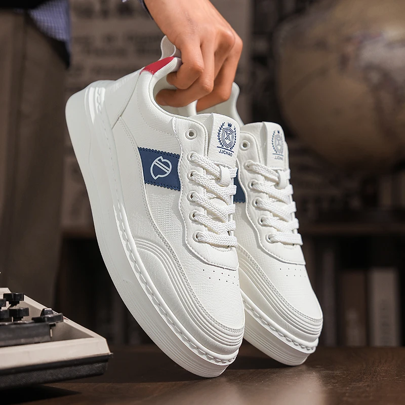 Мужские модные повседневные кроссовки 2026 года, весенняя новинка, на толстой подошве, универсальные, легкие, спортивные, трендовые белые кеды
Мужские модные повседневные кроссовки 2026 года, весенняя новинка, на толстой подошве, универсальные, легкие, спортивные, трендовые белые кеды