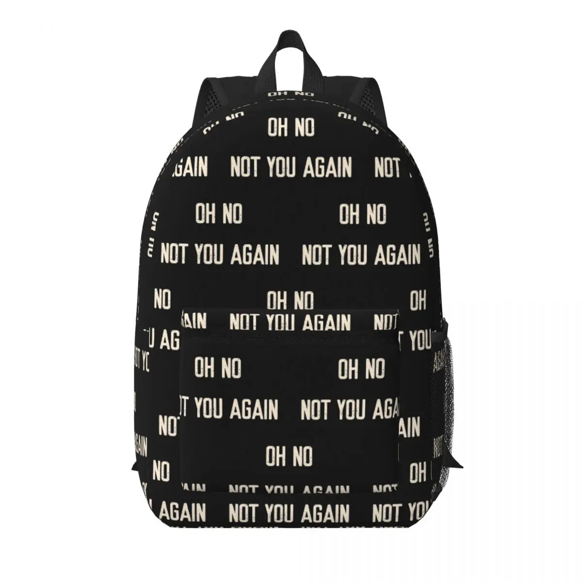 Oh No! Not You Again! Welcome Student Backpack School Bag Hiking Travel Daypack for Men Women Bookbag Shoulder Bags
Oh No! Not You Again! Welcome Student Backpack School Bag Hiking Travel Daypack for Men Women Bookbag Shoulder Bags