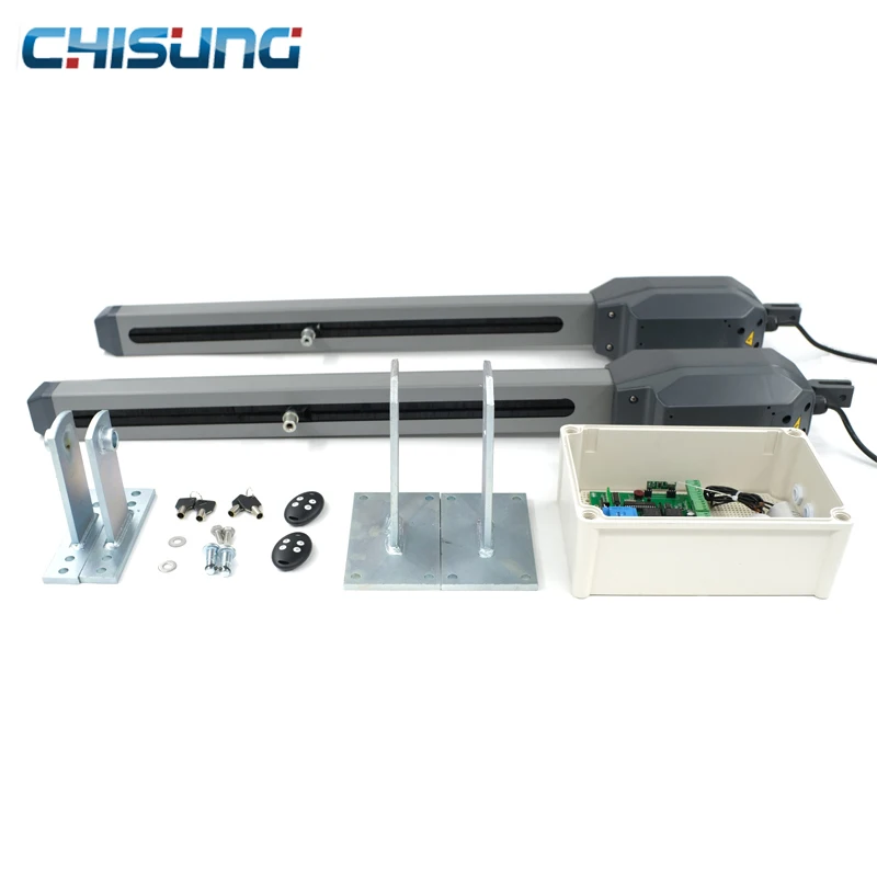 Chisung Heavy Duty Motor Automatic System Auto Dual Swing Gate Opener with Remote Control Operato
Chisung Heavy Duty Motor Automatic System Auto Dual Swing Gate Opener with Remote Control Operato