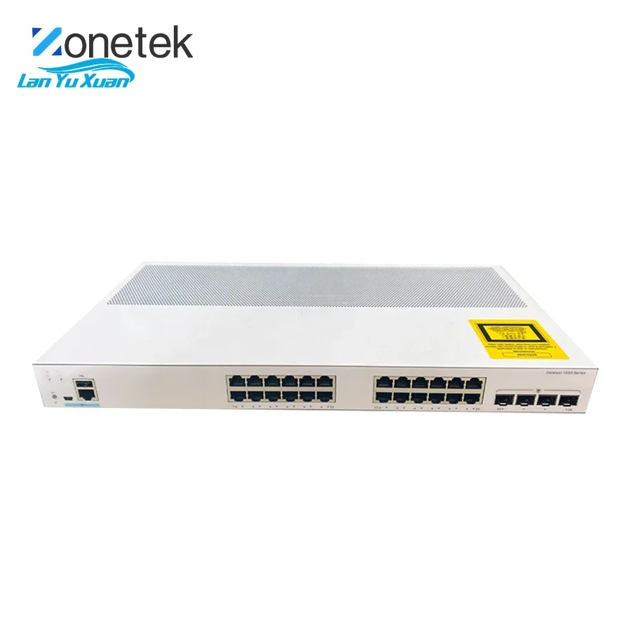 Original 24 Ports POE Switch Ethernet Industrial Enterprise Switch C1000-24P-4G-L Network Switch Lan
Original 24 Ports POE Switch Ethernet Industrial Enterprise Switch C1000-24P-4G-L Network Switch Lan