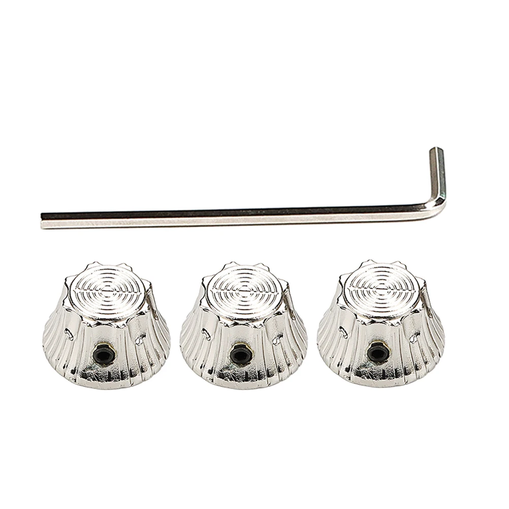 4pcs Knob Bass Guitar Knobs Electric Guitar Iron Knobs Control Caps Hardware Bass Aluminum GD155 Silver Sunflower
4pcs Knob Bass Guitar Knobs Electric Guitar Iron Knobs Control Caps Hardware Bass Aluminum GD155 Silver Sunflower