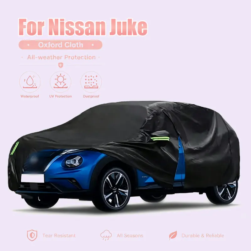For Nissan Juke Full Car Cover Side Zipper Waterproof Dustproof Sun Protection Outdoor Exterior Accessories
For Nissan Juke Full Car Cover Side Zipper Waterproof Dustproof Sun Protection Outdoor Exterior Accessories