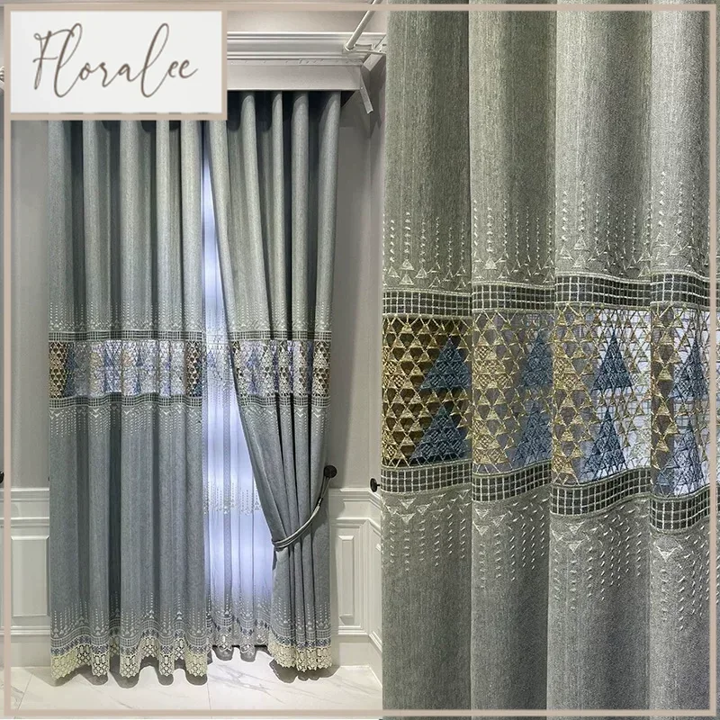 Modern Luxury Curtains For Living Room Dining Room Bedroom Balcony Hollow Embroidery Semi Blackout Curtains Home Furnishing
Modern Luxury Curtains For Living Room Dining Room Bedroom Balcony Hollow Embroidery Semi Blackout Curtains Home Furnishing
