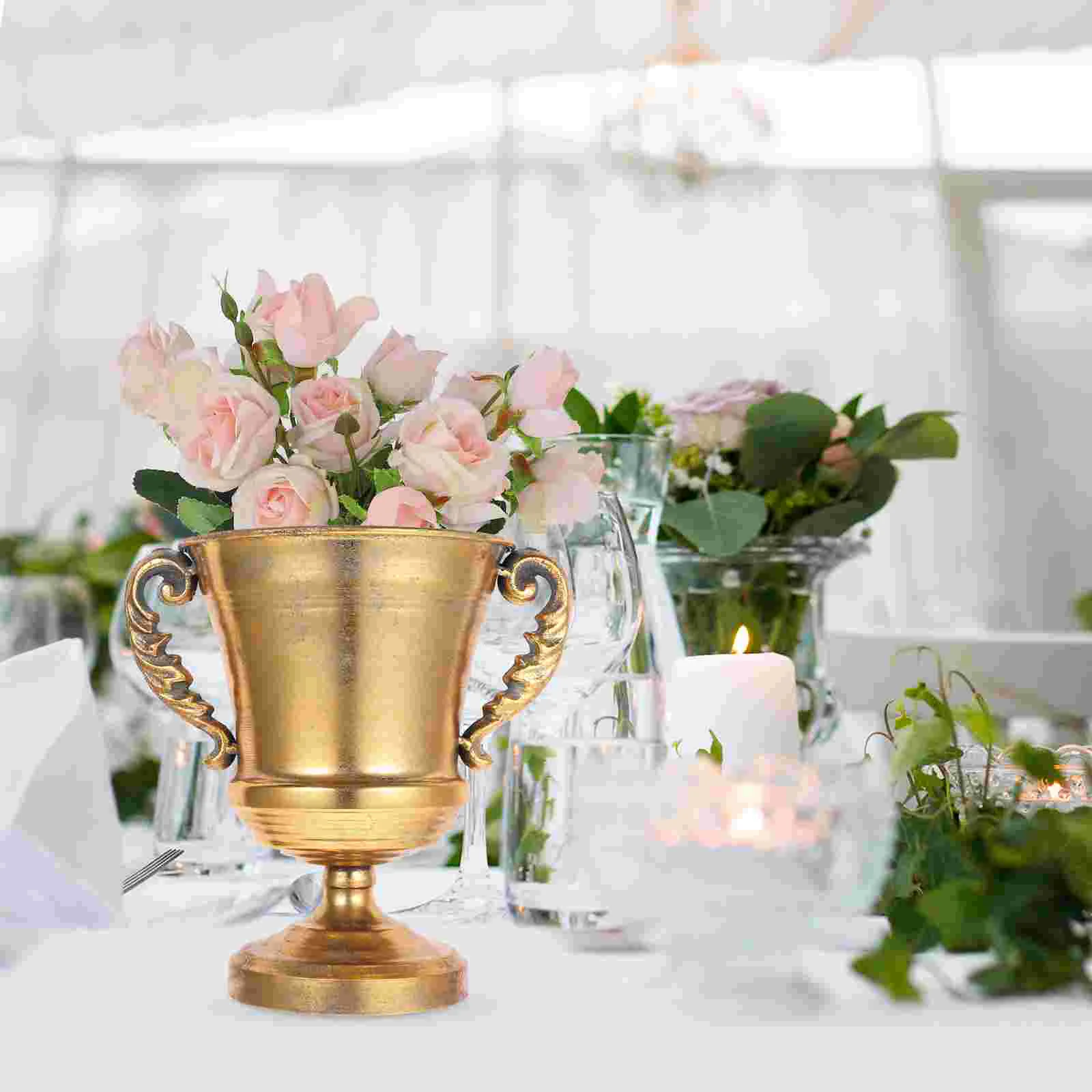 Decorative Home Accessories Metal Flower Pot Vintage Household Vase Peony Retro Bride
Decorative Home Accessories Metal Flower Pot Vintage Household Vase Peony Retro Bride