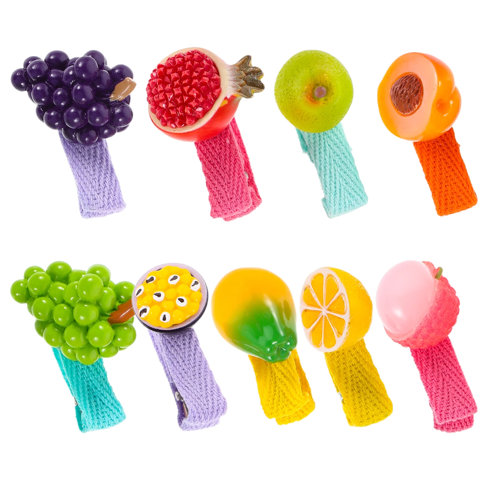 9pcs Cartoon Fruit Hair Clips Mini Sturdy Materials Versatile Use Cute Shape Plastic Bows Colorful Barrettes Fruit Pins
9pcs Cartoon Fruit Hair Clips Mini Sturdy Materials Versatile Use Cute Shape Plastic Bows Colorful Barrettes Fruit Pins