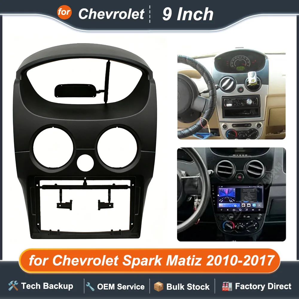 for Chevrolet Spark Matiz 2010-2017 9 inch Radio Fascias Dashboard Installation Refitting Trim Kit Frame GPS Bezel
for Chevrolet Spark Matiz 2010-2017 9 inch Radio Fascias Dashboard Installation Refitting Trim Kit Frame GPS Bezel
