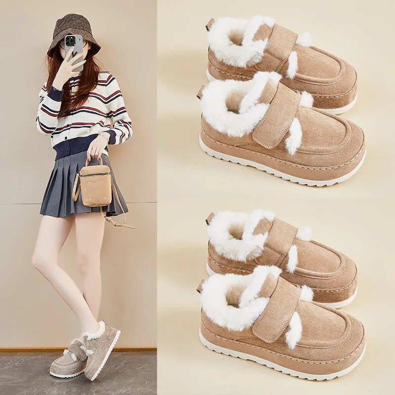 2025 зимние женские кроссовки на массивной платформе, теплая повседневная обувь в корейском стиле на флисовой подкладке, удобная модная обувь на толстой подошве
2025 зимние женские кроссовки на массивной платформе, теплая повседневная обувь в корейском стиле на флисовой подкладке, удобная модная обувь на толстой подошве