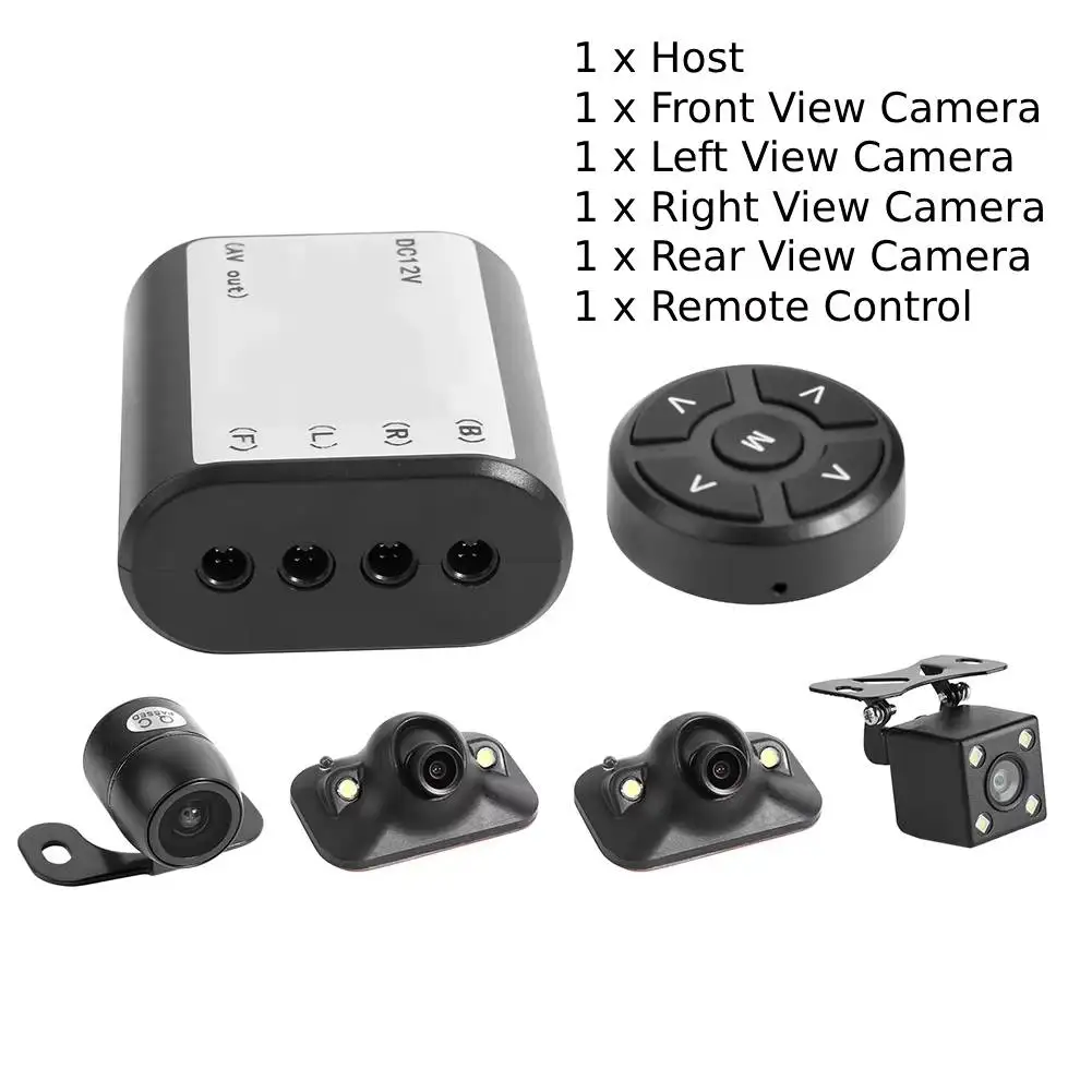 Smart Car Parking Cam System 360 Degree Panoramic 4 Camera All Round View Camera System Wireless Front+Rear+Left+Right View Cam
Smart Car Parking Cam System 360 Degree Panoramic 4 Camera All Round View Camera System Wireless Front+Rear+Left+Right View Cam