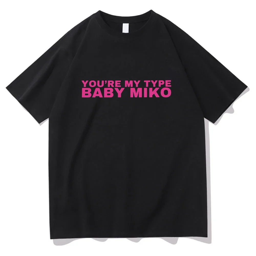 Young Miko Xoxo Tour 2024 T Shirt Youre My Type Baby Miko Men/women Clothing Harajuku Summer Tops Unisex Cotton Graphic T Shirts
Young Miko Xoxo Tour 2024 T Shirt Youre My Type Baby Miko Men/women Clothing Harajuku Summer Tops Unisex Cotton Graphic T Shirts