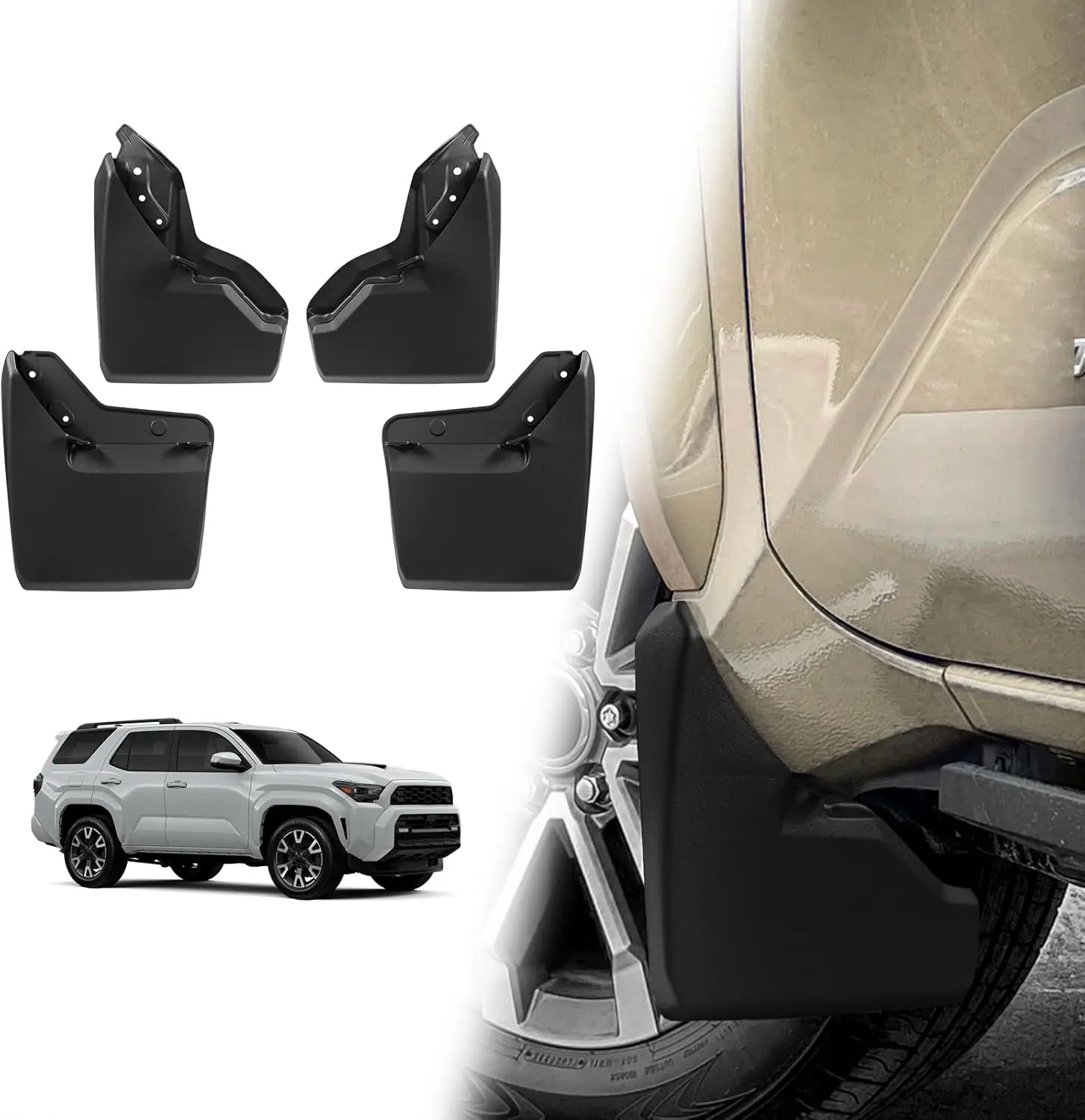 2025-2026 6Gen Mud Flaps Front Rear 4PCS Heavy Duty Splash Guards with Hardware
2025-2026 6Gen Mud Flaps Front Rear 4PCS Heavy Duty Splash Guards with Hardware