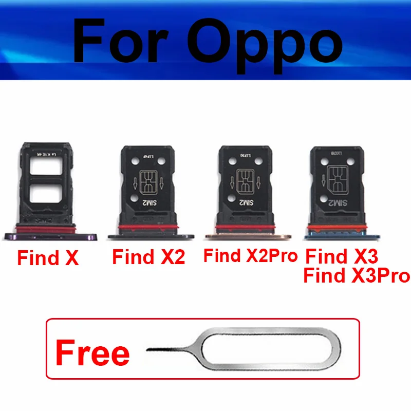 Лоток для SIM-карты для OPPO Find X X2 X3 Pro X3 X2 Lite держатель слота для сим-карты Запасные части для ремонта Find X X2
Лоток для SIM-карты для OPPO Find X X2 X3 Pro X3 X2 Lite держатель слота для сим-карты Запасные части для ремонта Find X X2