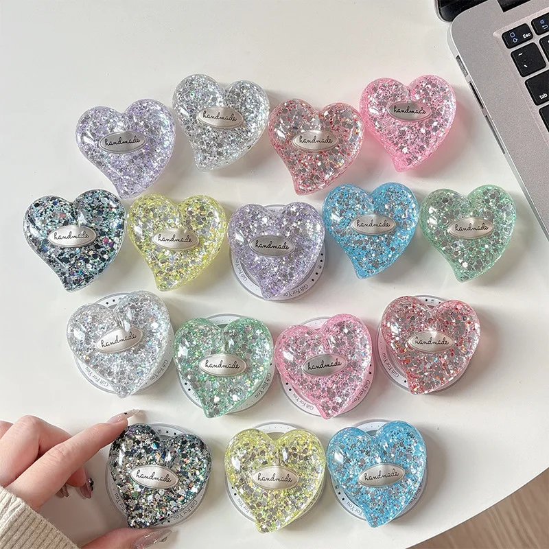 Creative Rhinestone Phone Airbag Stand Magnetic MagSafe Ring Adhesive Support Holder for Iphone Samsung Grip Tok Griptok Bracket
Creative Rhinestone Phone Airbag Stand Magnetic MagSafe Ring Adhesive Support Holder for Iphone Samsung Grip Tok Griptok Bracket