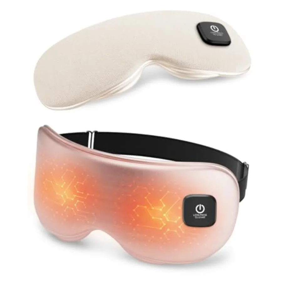 Heated Eye Mask - Cordless Eye Mask for Dry Eyes, Eye Relief, Improved Sleep, Washable Eye Heating pad for Travel and with Repl
Heated Eye Mask - Cordless Eye Mask for Dry Eyes, Eye Relief, Improved Sleep, Washable Eye Heating pad for Travel and with Repl