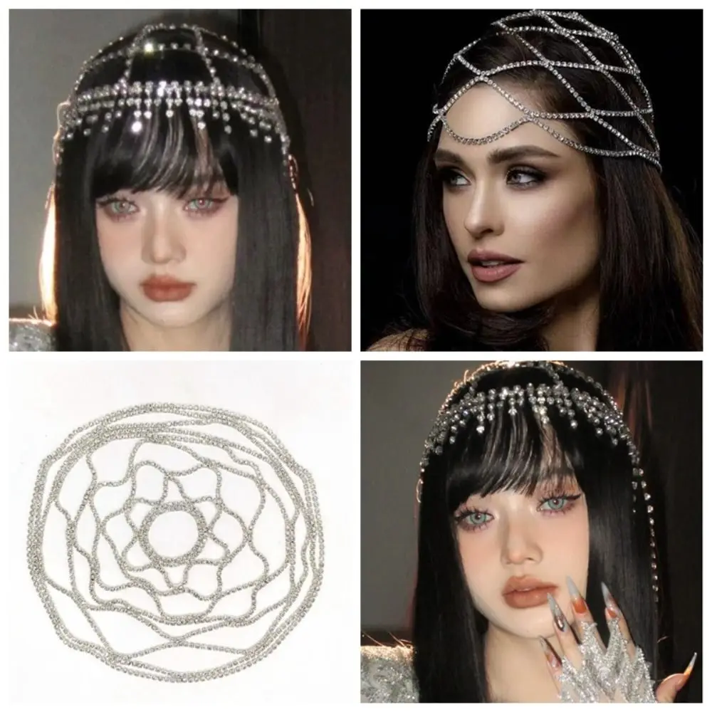 Performance Show Crystal Rhinestone Hairband Luxury Bride Wedding Starry Shiny Head Chain Tassel Mesh Boho Headband
Performance Show Crystal Rhinestone Hairband Luxury Bride Wedding Starry Shiny Head Chain Tassel Mesh Boho Headband