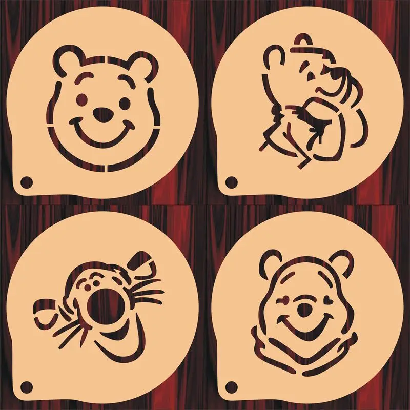 Pooh Bear Mold Piglet Cartoon Cute Figure Creative 3 Inches Hollow Tiramisu Cookies Printed Coffee Latte Art Dusting Baking Tool
Pooh Bear Mold Piglet Cartoon Cute Figure Creative 3 Inches Hollow Tiramisu Cookies Printed Coffee Latte Art Dusting Baking Tool