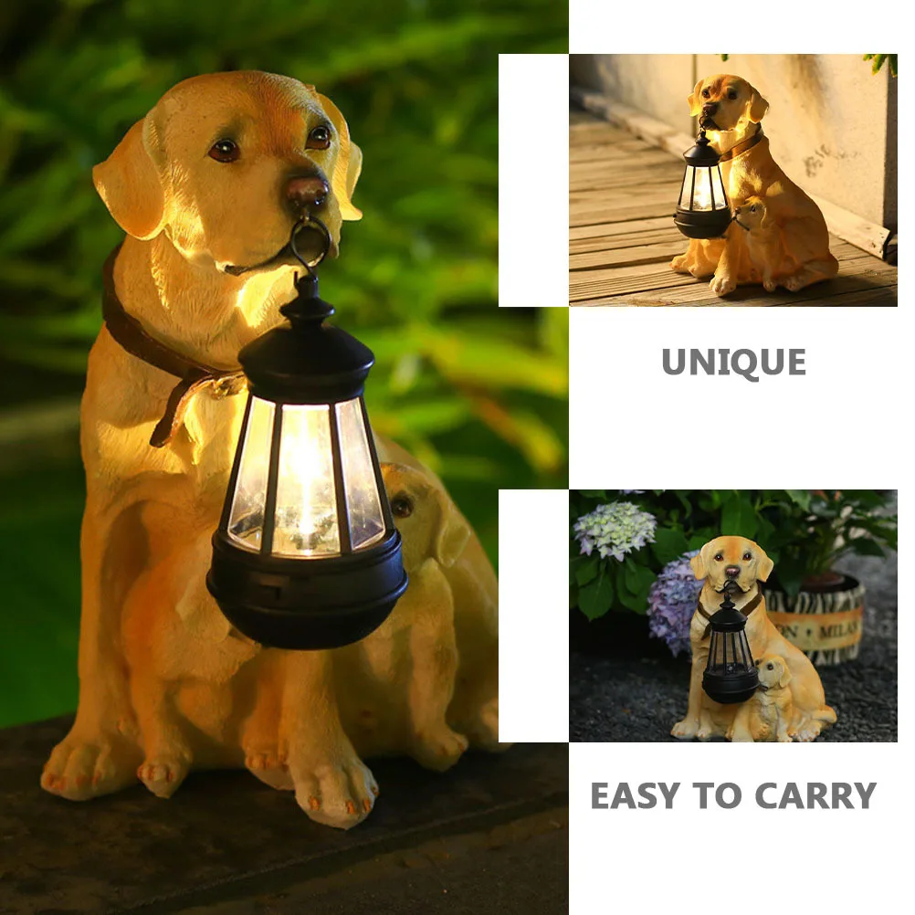 Solar Dog Statue Light Resin Craft Outdoor Garden Ornament Small Dog Figure Lamp Cozy Home Decoration
Solar Dog Statue Light Resin Craft Outdoor Garden Ornament Small Dog Figure Lamp Cozy Home Decoration