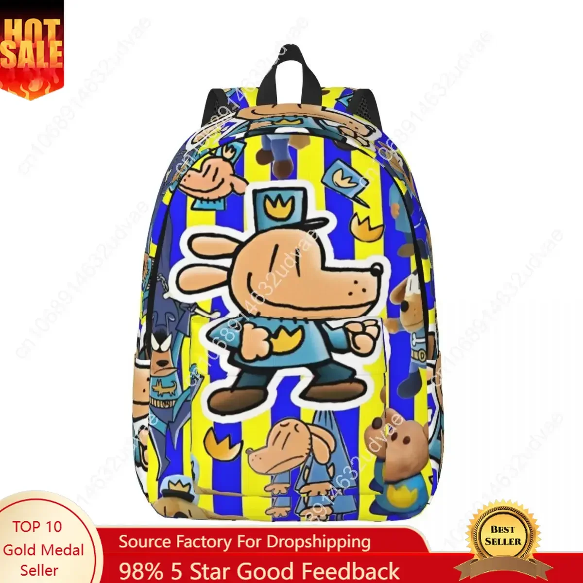Dog Man Comic Funny Animals Backpack for Men Women Casual Student Work Daypack Laptop Canvas Bags Outdoor
Dog Man Comic Funny Animals Backpack for Men Women Casual Student Work Daypack Laptop Canvas Bags Outdoor