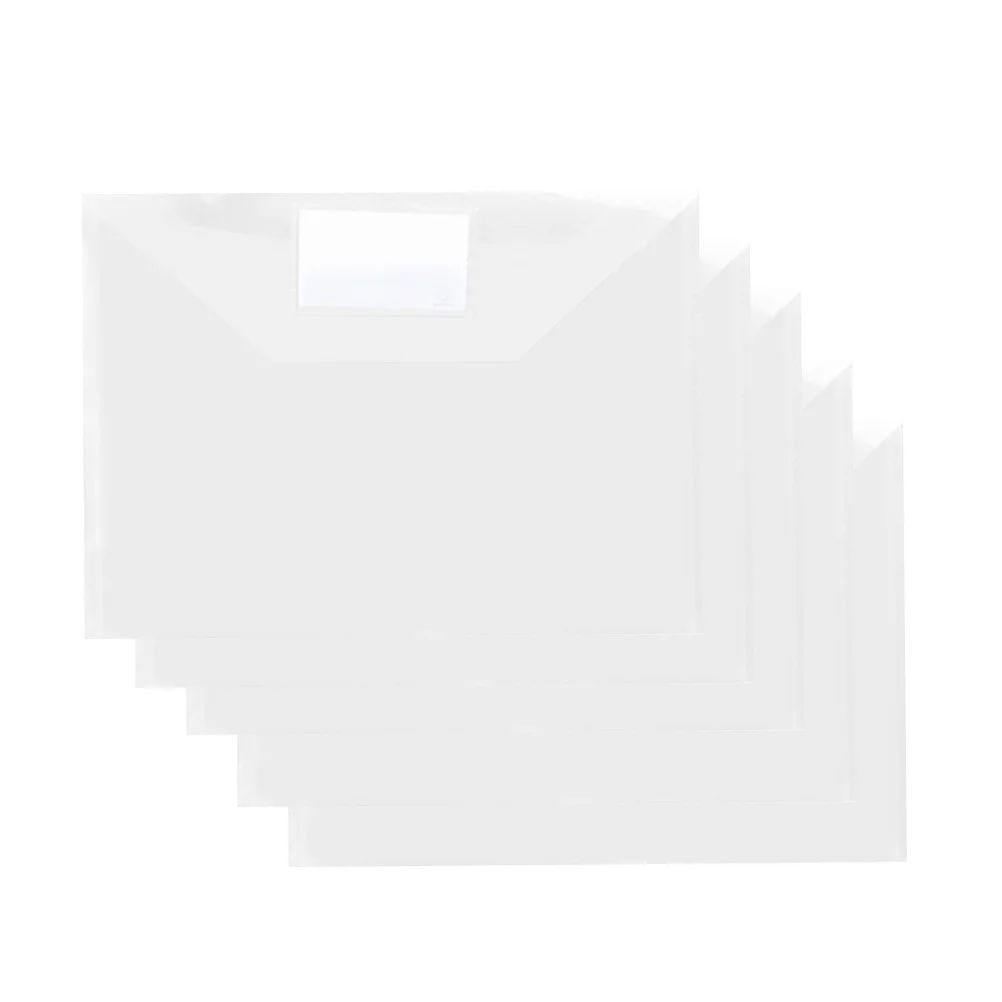 10 Pcs File Folders Document ganizer A4 Size Snap Button Plastic Briefcase Office Use Storage Solution
10 Pcs File Folders Document ganizer A4 Size Snap Button Plastic Briefcase Office Use Storage Solution