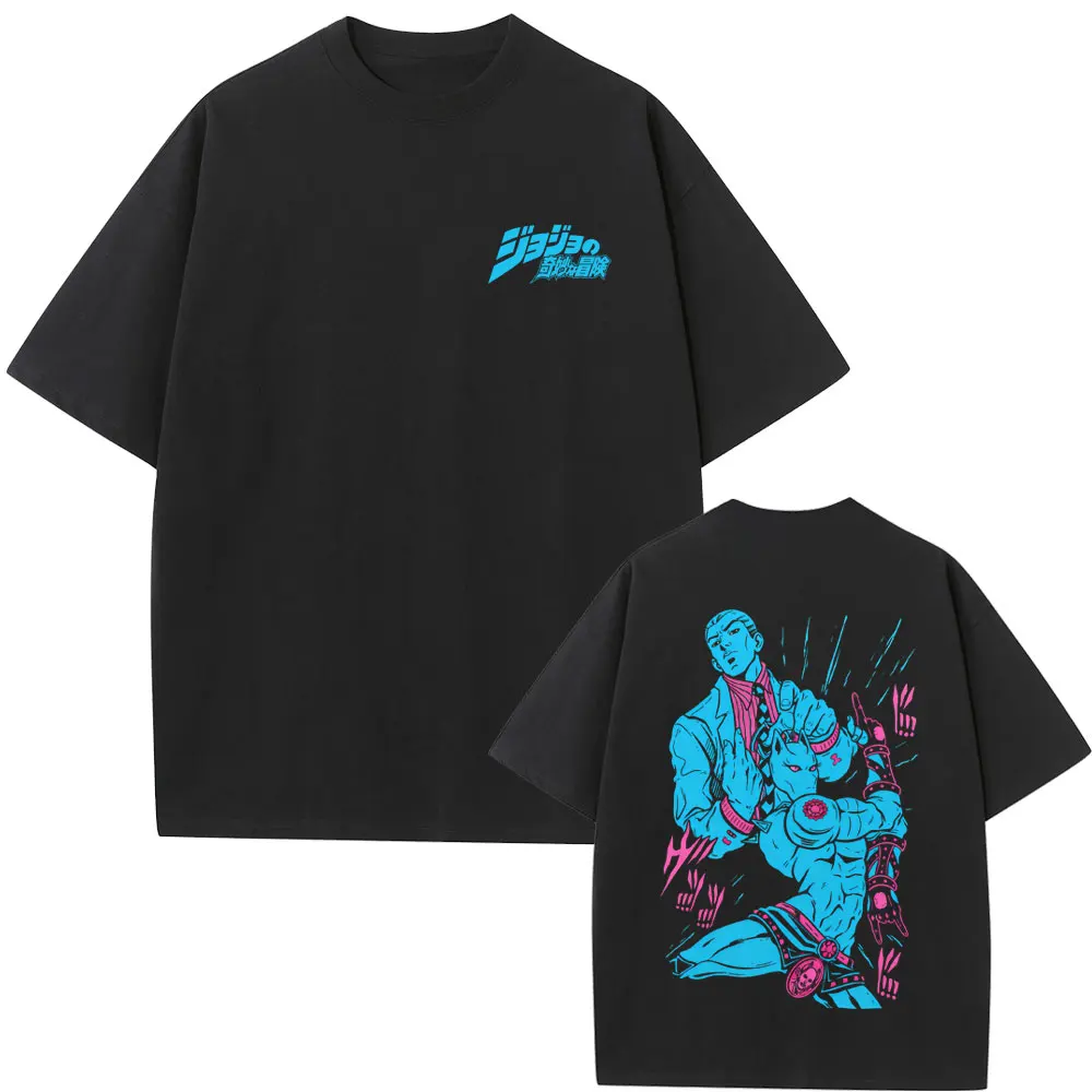 Anime Jojo's Bizarre Adventure Kira Yoshikage Killer Queen Graphic T-shirt Men Women Manga Fashion Retro Short Sleeve T Shirts
Anime Jojo's Bizarre Adventure Kira Yoshikage Killer Queen Graphic T-shirt Men Women Manga Fashion Retro Short Sleeve T Shirts