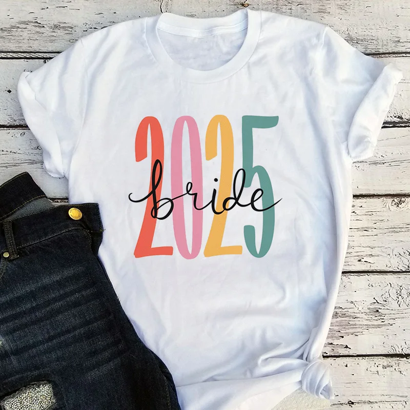 Bride 2025 T-Shirt Future Bride Shirt Engagement Party T-Shirt Wedding Planning Tee Bride To Be 2025 Graphic Top
Bride 2025 T-Shirt Future Bride Shirt Engagement Party T-Shirt Wedding Planning Tee Bride To Be 2025 Graphic Top