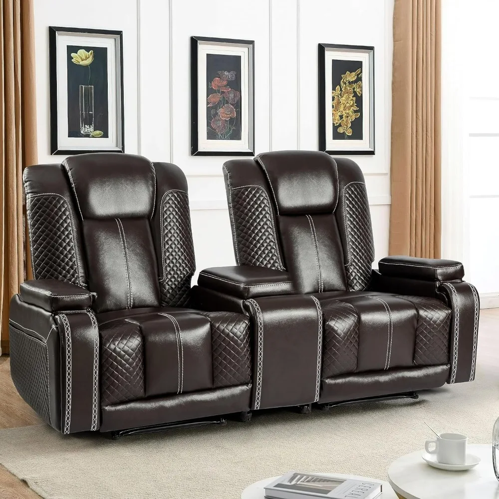 Recliner Chair Set of 2 Theater Seating with Massage & Heating Breathable Leather Sofa, USB Ports, Suitable Living Room Home
Recliner Chair Set of 2 Theater Seating with Massage & Heating Breathable Leather Sofa, USB Ports, Suitable Living Room Home