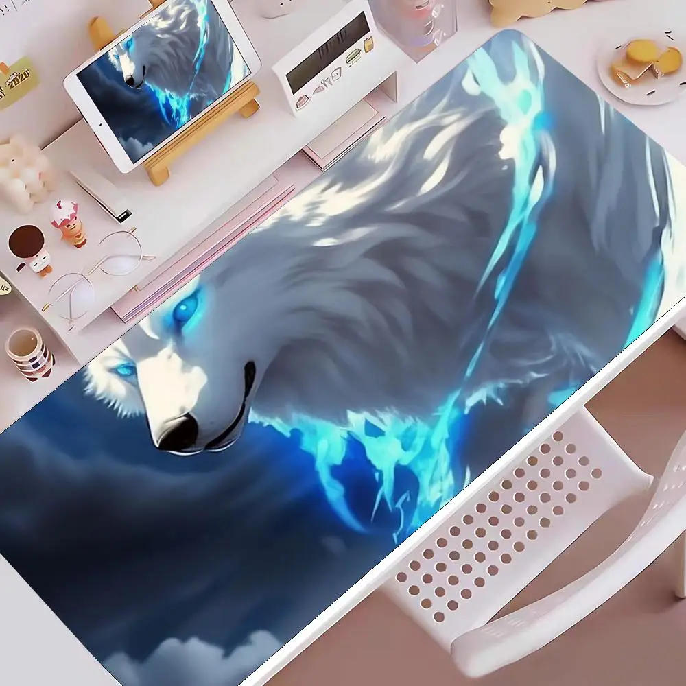 White wolf Mouse Pad Computer Accessories Office Game XXL Table Mats Rubber Anti-slip Gaming Keyboard Mousepads Desk Pads 40x90
White wolf Mouse Pad Computer Accessories Office Game XXL Table Mats Rubber Anti-slip Gaming Keyboard Mousepads Desk Pads 40x90