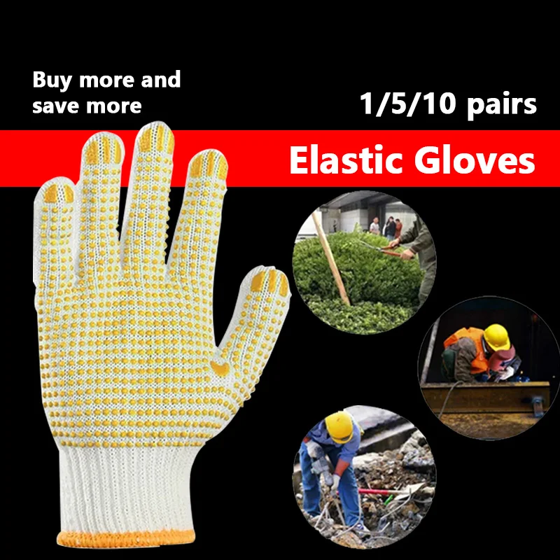 30 Pairs of Non-Slip Rubber Dot Gloves Safety Protection Work Painters Mechanics Gardening Special Polyester Knitted Gloves
30 Pairs of Non-Slip Rubber Dot Gloves Safety Protection Work Painters Mechanics Gardening Special Polyester Knitted Gloves