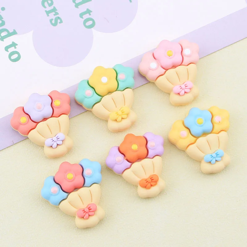 10pcs Kawaii Colorful Bouquet Resin Flatback Cabochons Bunch of Flowers Button for Scrapbook DIY Decor Home Accessories Crafts
10pcs Kawaii Colorful Bouquet Resin Flatback Cabochons Bunch of Flowers Button for Scrapbook DIY Decor Home Accessories Crafts