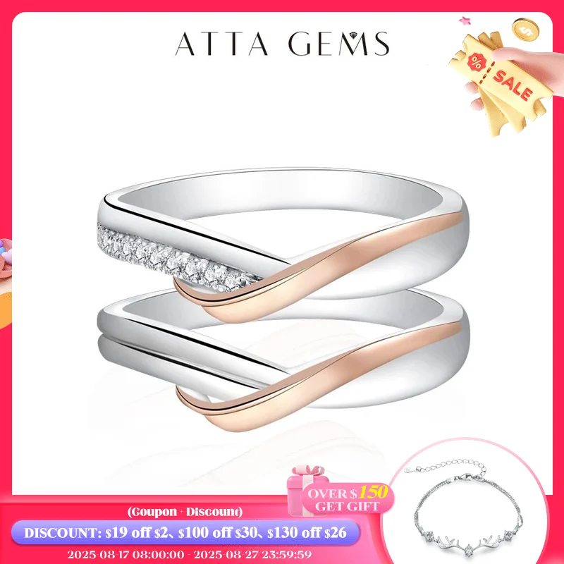 ATTAGEMS 2023 Simple Moissanite Couple Ring for Women Men 925 Sterling Silver Pure 10K 14K Gold Rings Wedding Anniversary Gifts
ATTAGEMS 2023 Simple Moissanite Couple Ring for Women Men 925 Sterling Silver Pure 10K 14K Gold Rings Wedding Anniversary Gifts