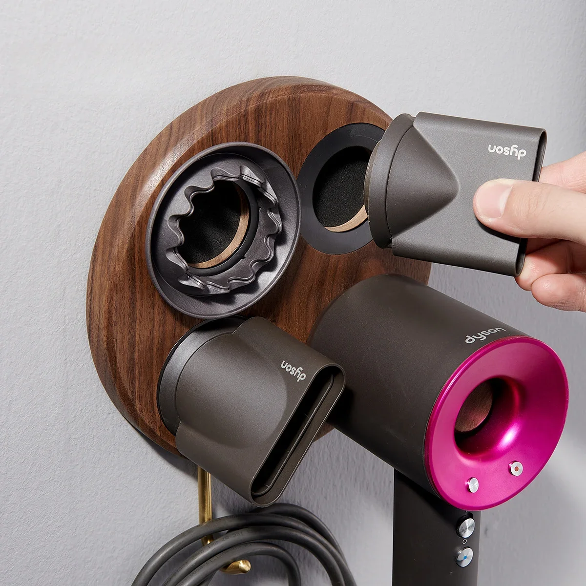 Suitable for Dyson Hair Dryer Bracket Wall Mounted Non Punching Hanging Rack Bathroom Rack Air Duct Countertop Storage Rack
Suitable for Dyson Hair Dryer Bracket Wall Mounted Non Punching Hanging Rack Bathroom Rack Air Duct Countertop Storage Rack