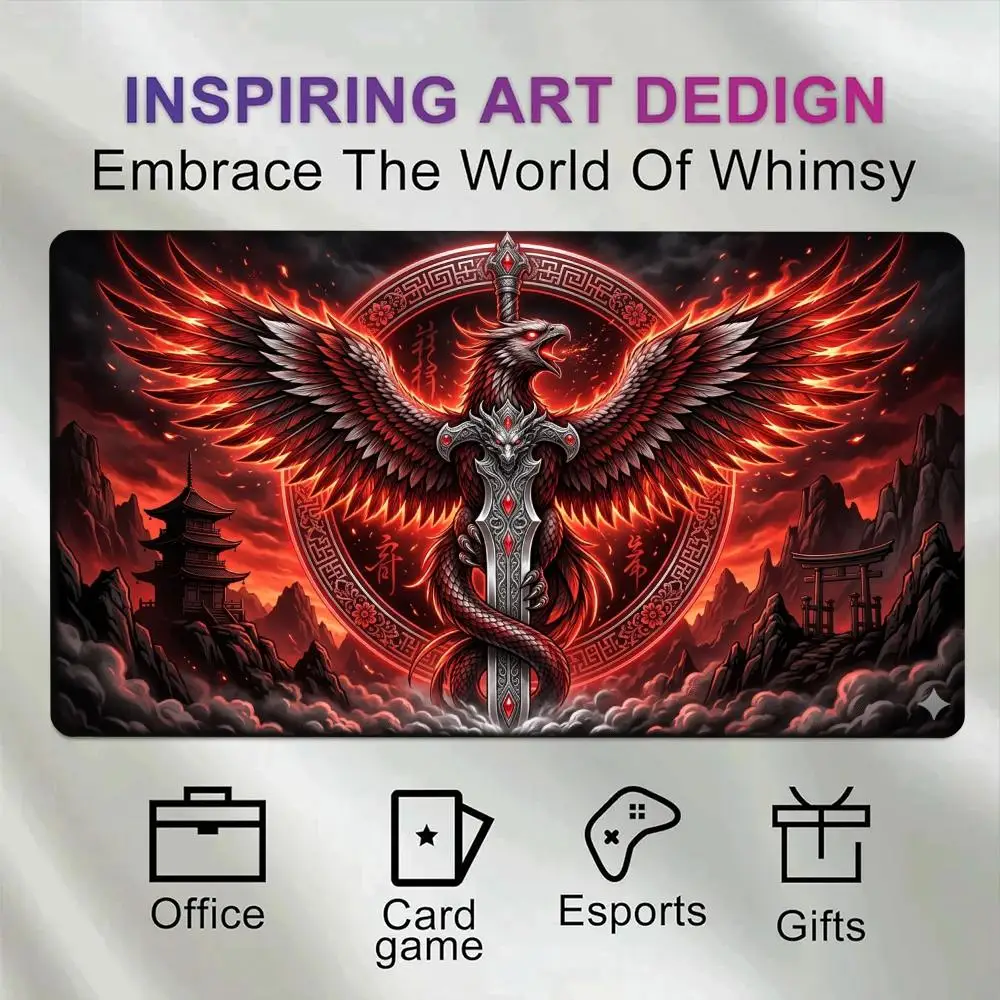 Stitched with Magic Zones GameMats,Tabletop rug TCG Card Battles Commander Gaming Mousepad Non-Slip Durable 35X60CM Desk mat
Stitched with Magic Zones GameMats,Tabletop rug TCG Card Battles Commander Gaming Mousepad Non-Slip Durable 35X60CM Desk mat