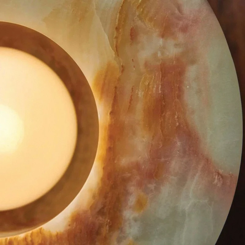 Mid-Century French Wabi Sabi Natural Jade Wall Lamp Designer Soft Decor Lighting for Villa Model Room, Living Room & Bedroom
Mid-Century French Wabi Sabi Natural Jade Wall Lamp Designer Soft Decor Lighting for Villa Model Room, Living Room & Bedroom