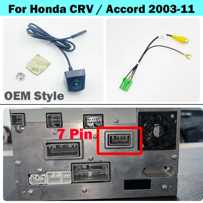 HICAMRUI 7-контактный разъем # CA2954 для Honda CR-V CRV 2007-2011 Accord 2003-2008 OEM экран камеры заднего вида HD ночного видения
HICAMRUI 7-контактный разъем # CA2954 для Honda CR-V CRV 2007-2011 Accord 2003-2008 OEM экран камеры заднего вида HD ночного видения