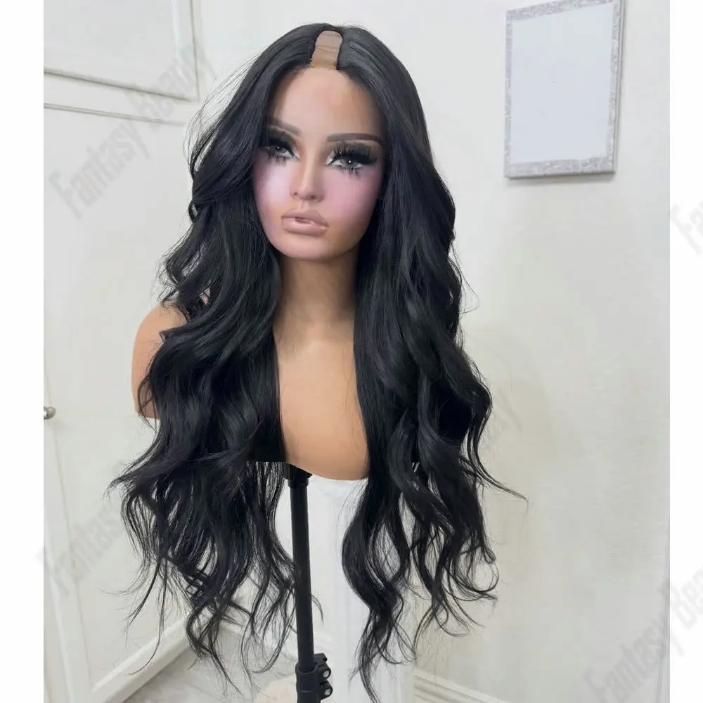 Natural Black 1# 2# 4# Human Hair U Part Wig for Black Women Glueless Remy Indian Hair Wave Texture Women Hair Extension Wigs
Natural Black 1# 2# 4# Human Hair U Part Wig for Black Women Glueless Remy Indian Hair Wave Texture Women Hair Extension Wigs