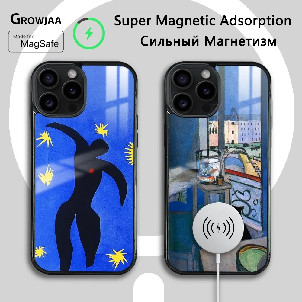 H-Henri M-Matisse Art Painting Phone Case For iPhone 16 15 14 13 12 11 Pro Max Plus Mini Magsafe Mirror Wireless Magnetic Cover
H-Henri M-Matisse Art Painting Phone Case For iPhone 16 15 14 13 12 11 Pro Max Plus Mini Magsafe Mirror Wireless Magnetic Cover