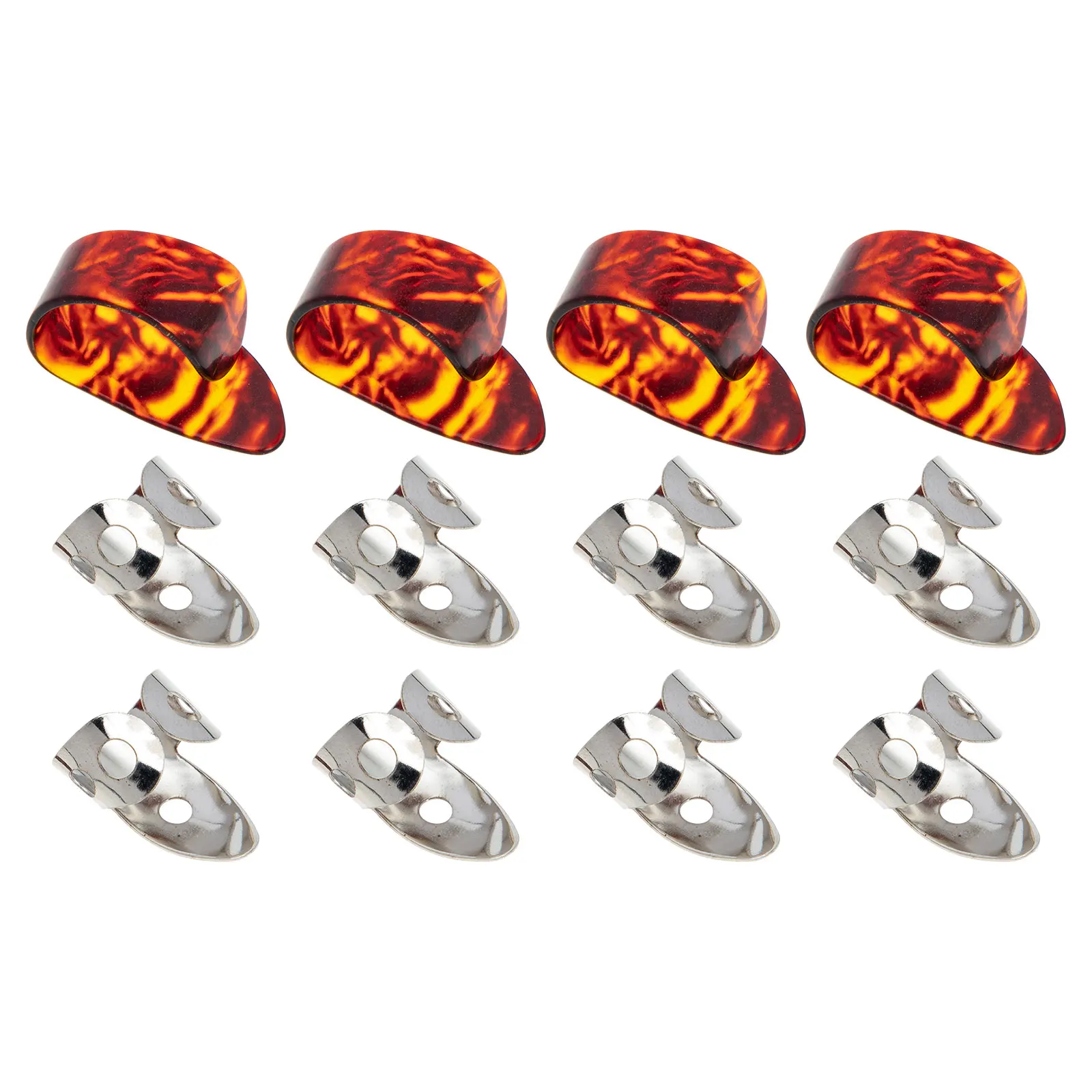 Metal Finger Picks Durable Guitar Thumb Pick Acoustic Electric String Protector Plectrum Cover Stainless Steel Lightweight
Metal Finger Picks Durable Guitar Thumb Pick Acoustic Electric String Protector Plectrum Cover Stainless Steel Lightweight