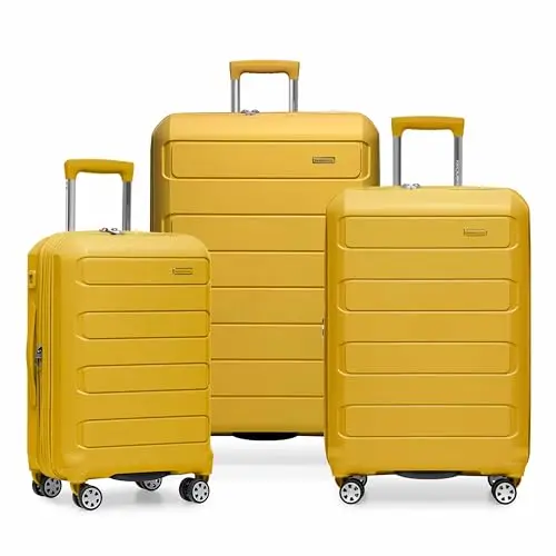 Набор чемоданов Traveler's Choice Pagosa Indestructible Hardshell Expandable Spinner, желтый, 3 предмета (22/26/30 дюймов)
Набор чемоданов Traveler's Choice Pagosa Indestructible Hardshell Expandable Spinner, желтый, 3 предмета (22/26/30 дюймов)