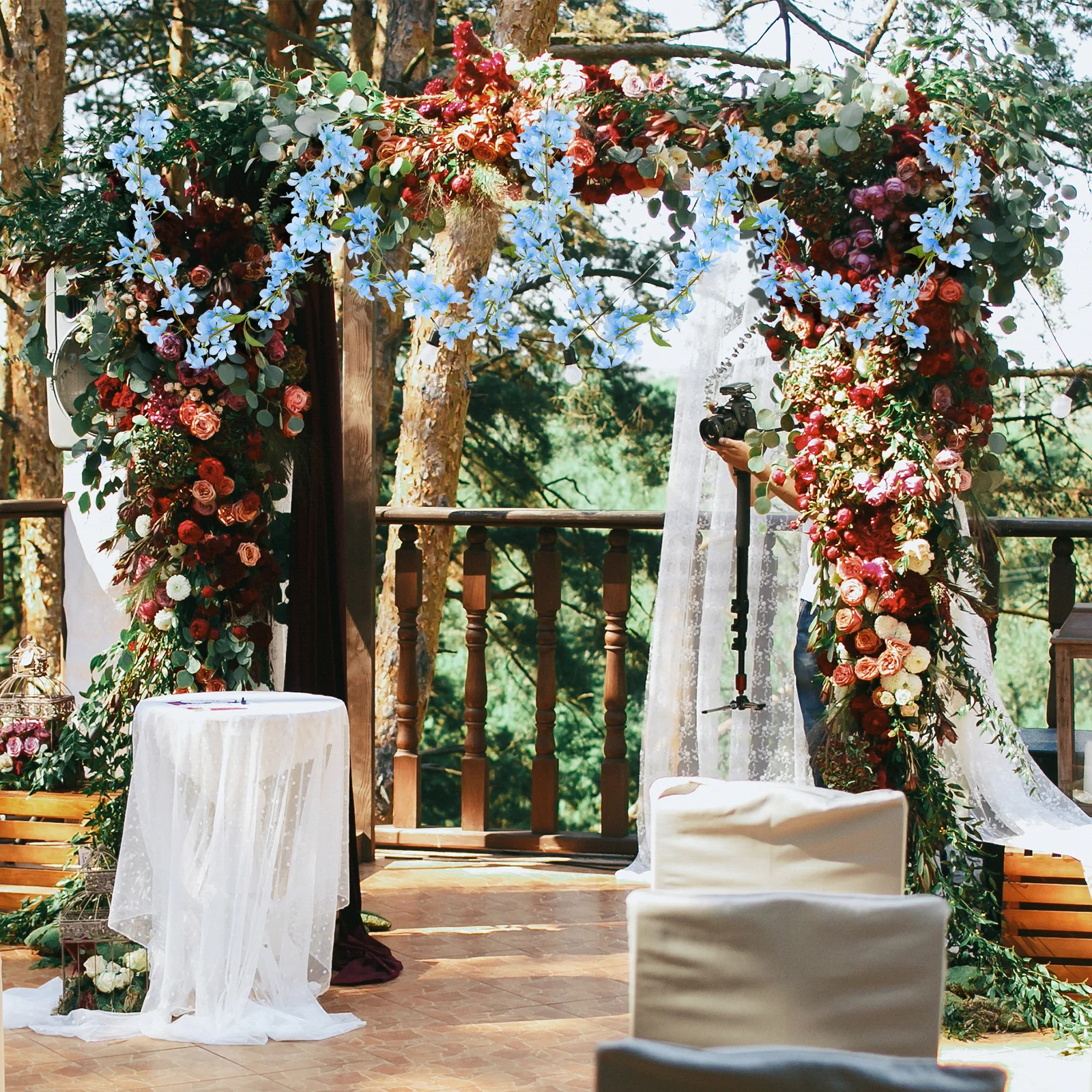 2Pcs Artificial Flower Vine Simulated Silk Hanging Garland Wedding Party Decor Fake Flower Rattan Home Office Decoration
2Pcs Artificial Flower Vine Simulated Silk Hanging Garland Wedding Party Decor Fake Flower Rattan Home Office Decoration